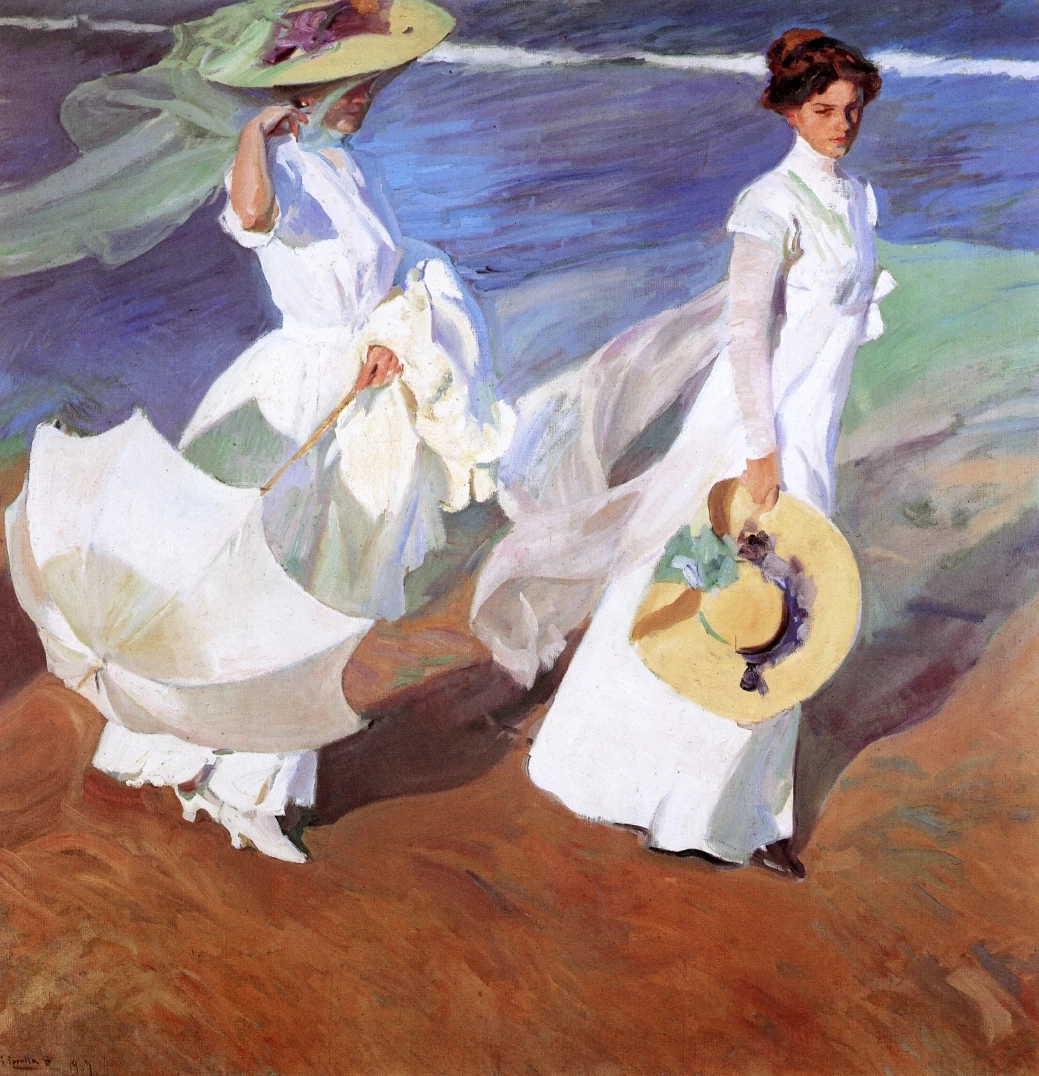 Una passeggiata in riva al mare - Museo Sorolla, Madrid